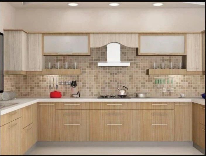Sofa set and TV unit living room furniture by Parth Kitchen Industries